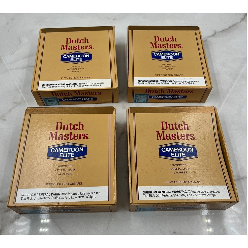 Dutch Masters Panetela 50 Cigar Boxes (Empty) Storage Display Lot 4